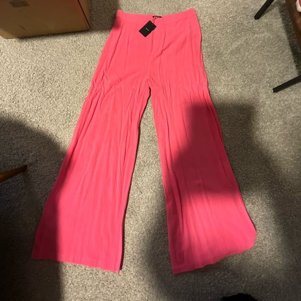 Vici wide leg pink pants new